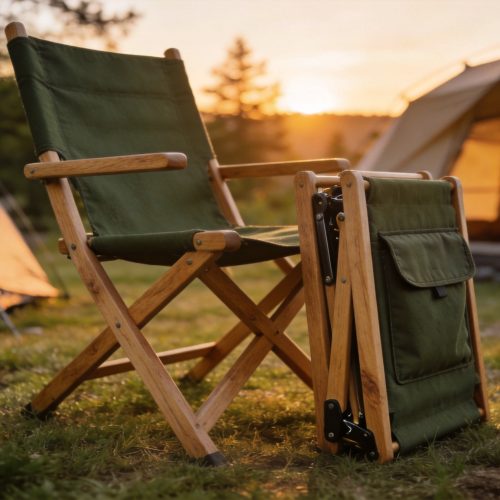 Solid Wood Folding Camping Chair